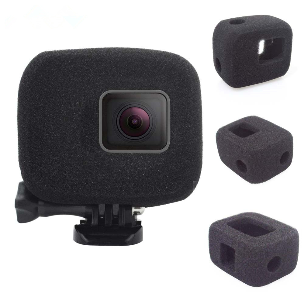 1PC Sponge Windshield Black for Gopro Hero 5/6/7 Sport Camera