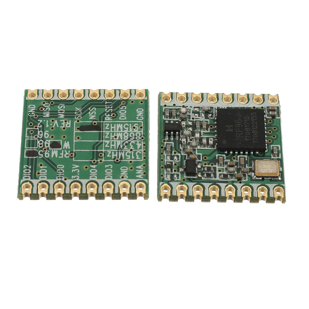 2pcs/lot RFM95 20dBm 100mW 868Mhz 915Mhz DSSS Spread Spectrum Wireless Transceiver Module