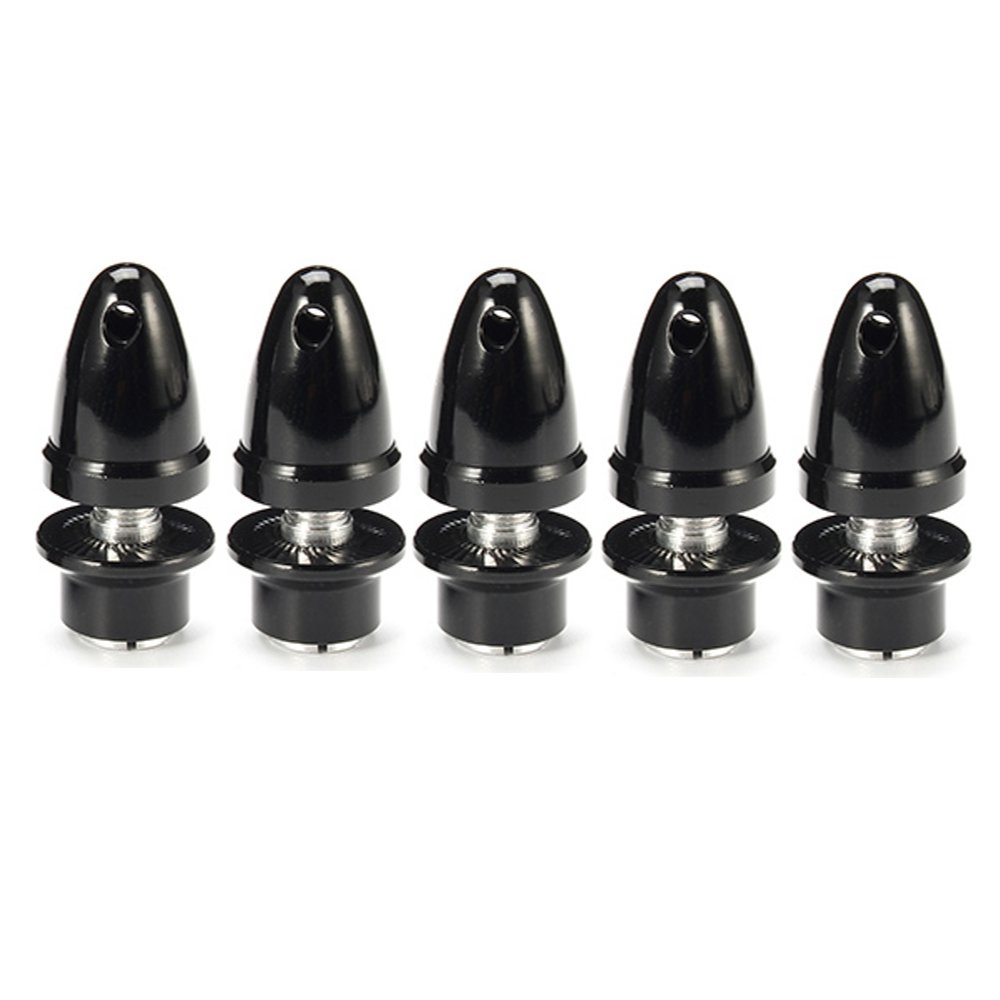 5PCS 3.17mm Aluminum Bullet Prop Adapter Propeller Spinner With 6mm Output Shaft For Brushless Motor