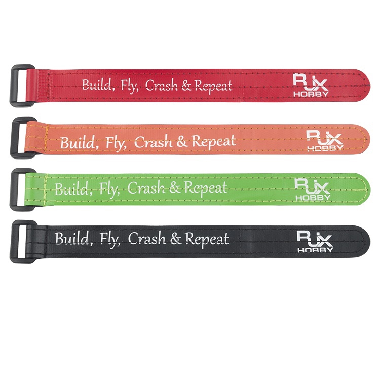 4Pcs RJXHOBBY 200-300mm Nylon Non-Slip Silicone Battery Strap Plastic Buckle for Lipo Battery