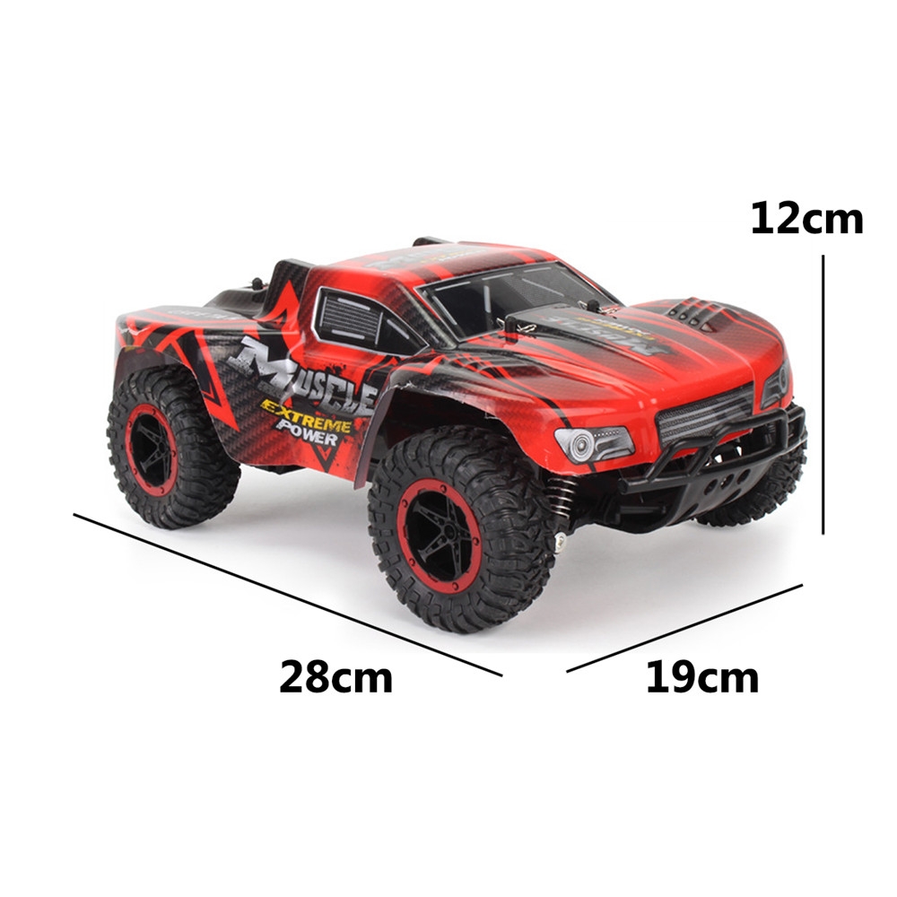 1/16 RC Car Truck Car 15KM/h 2.4G 4WD Partial Waterproof Brushed Short Course SUV 1621