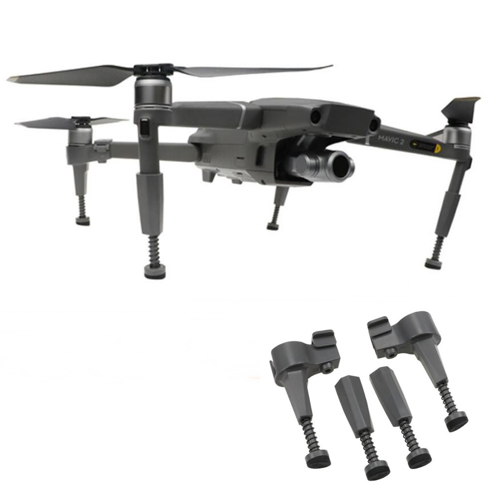 Spring Shock Absorbing Heightened Landing Gear Skid Extension Support Kit For DJI Mavic 2 PRO/ZOOM