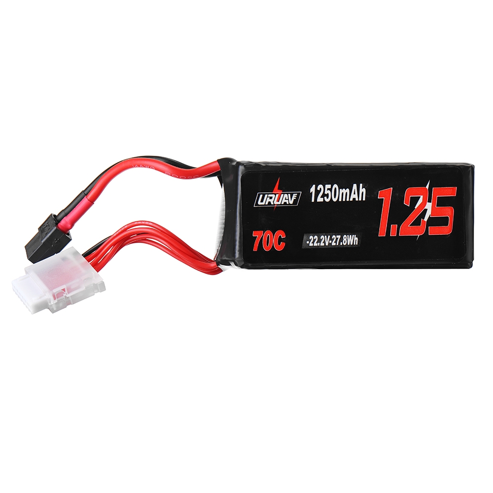 URUAV 22.2V 1250mAh 70C 6S XT60 Plug Lipo Battery for RC Model