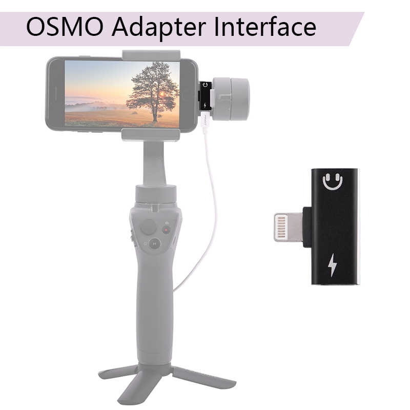 2 in 1 Audio Charging USB Adapter Convertor Interface Connector Micro USB For iPhone Zhiyun Feiyu DJI Handheld Gimbal Accessories