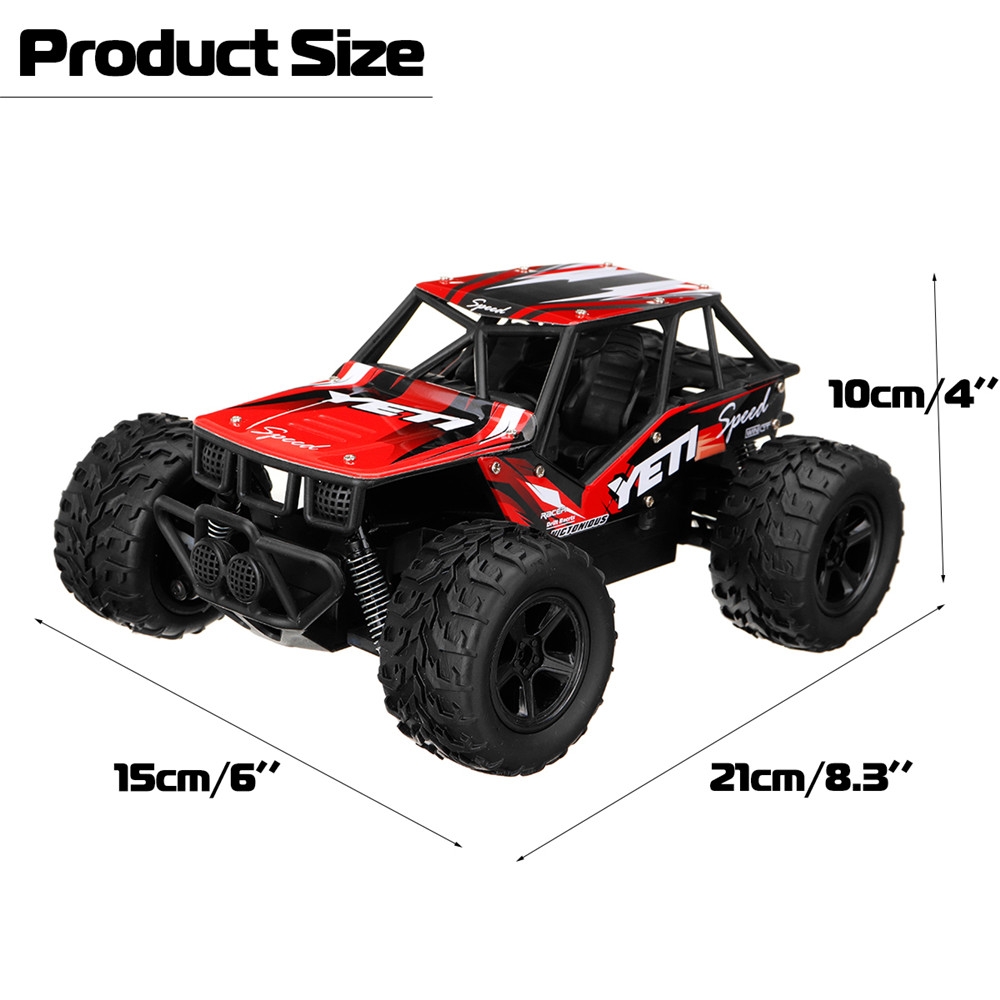 KYAMRC KY3366 1/20 2.4G RWD Rc Car Big Foot Off-road Truck RTR Alloy Shell Toys