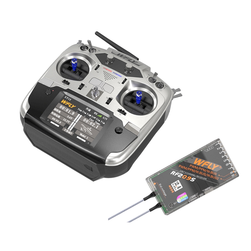 WFLY ET12 12CH 2.4G Radio Controller Transmitter with RF209S 9CH FPV Receiver PWM PPM