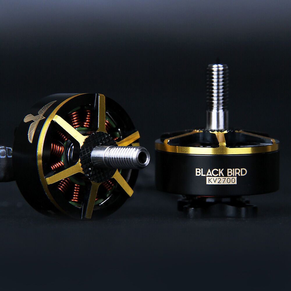 T-motor Black Bird Edition 2207 2700KV 4-5S Brushless Motor for RC Drone FPV Racing