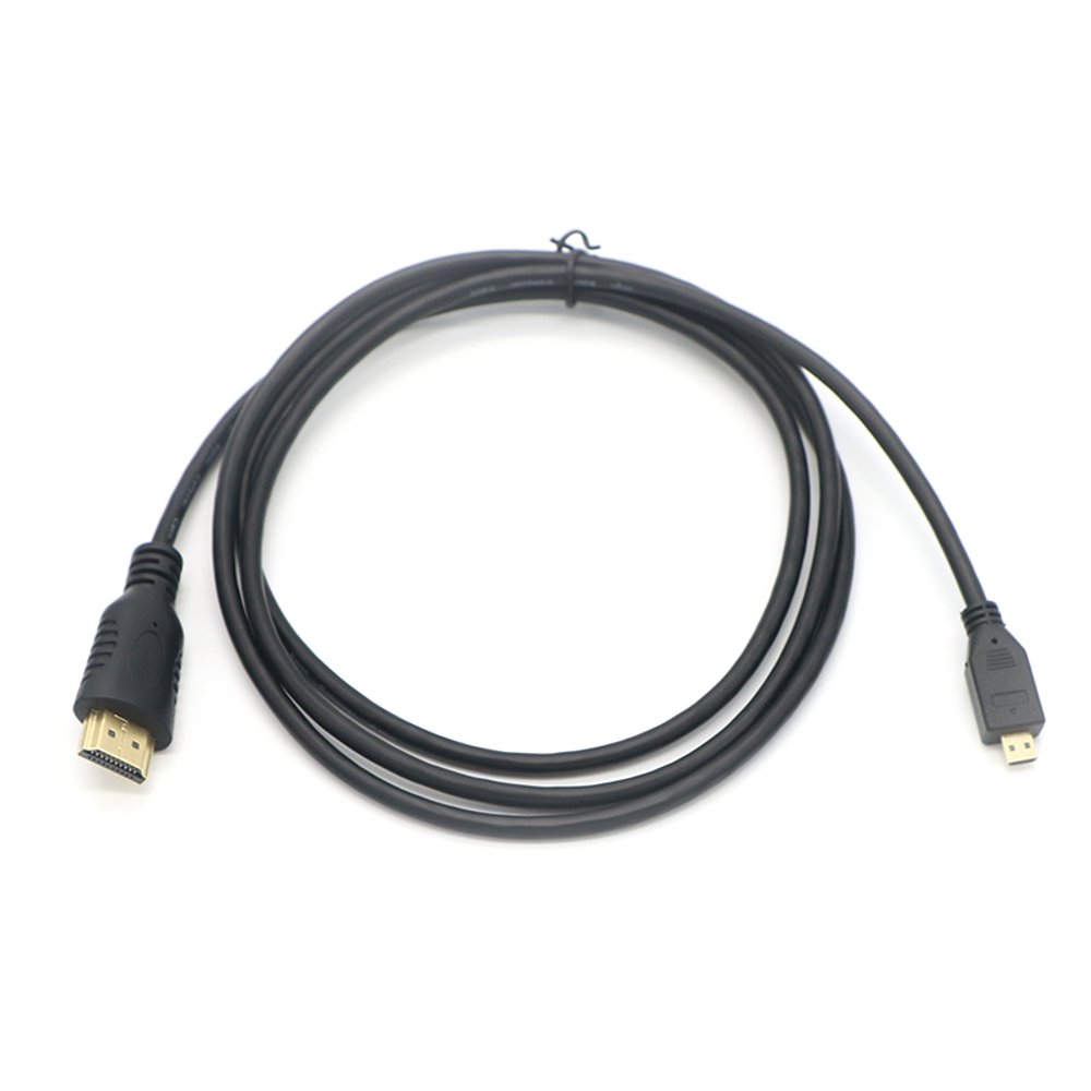 HDMI 19P Male To Micro HDMI 19P Male Video Transmission Data Cable For GoPro Hero 7/6/5/4/3 FPV Action Camera