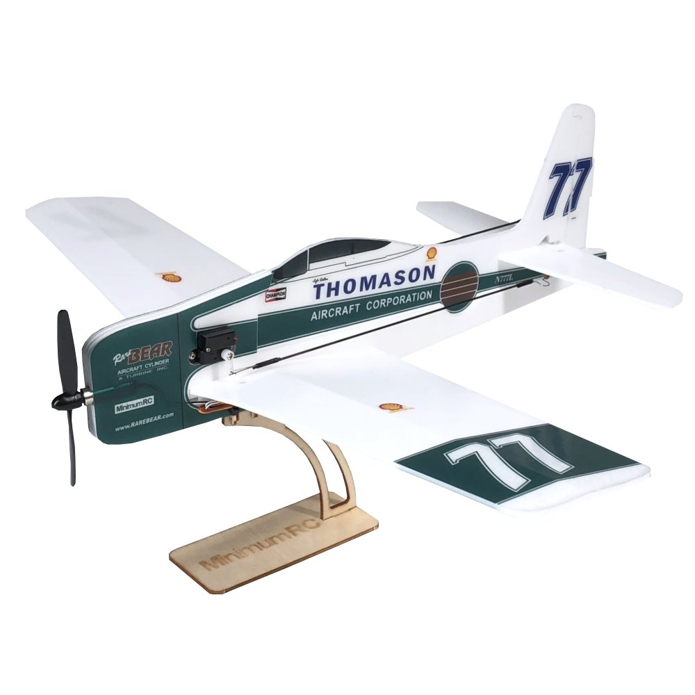 MinimumRC F8F RareBear Pro 360mm Wingspan 4CH KT Board RC Airplane With 8520 Coreless Motor KIT/PNP