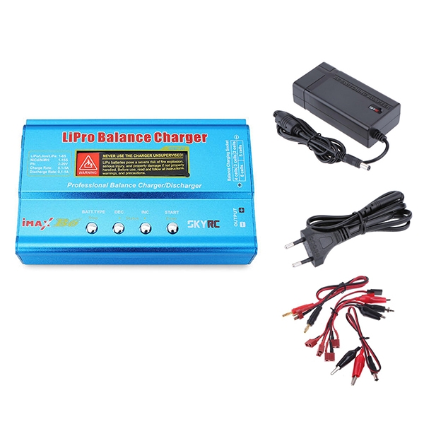 Original SkyRC IMAX B6 50W 5A DC Lipo Li-polymer Battery Balance Charger Discharger with Power Supply