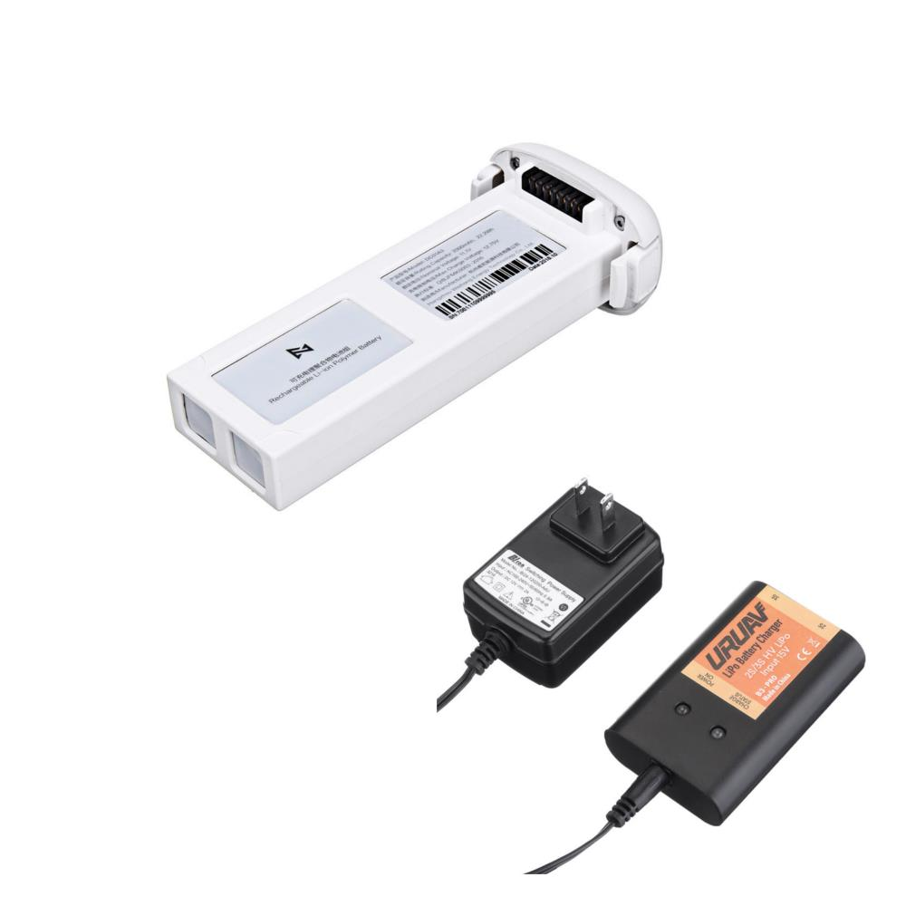 Xiaomi FIMI A3 RC Quadcopter Spare Parts 11.1V 2000 mAh 3S Rechargeable Lipo Battery & URUAV HV Charger