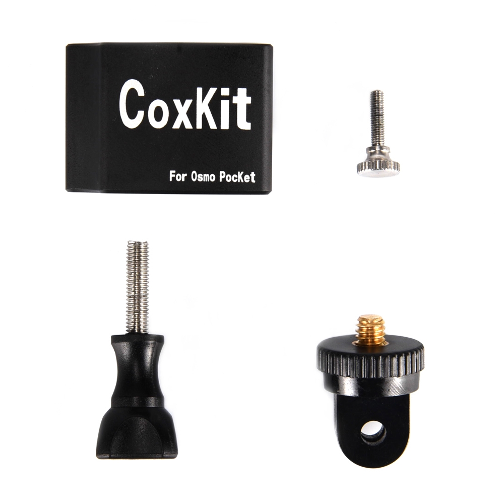 Coxkit Aluminum Alloy Gimbal Expansion Bracket Adapter Accessories For GoPro DJI OSMO Pocket Gimbal