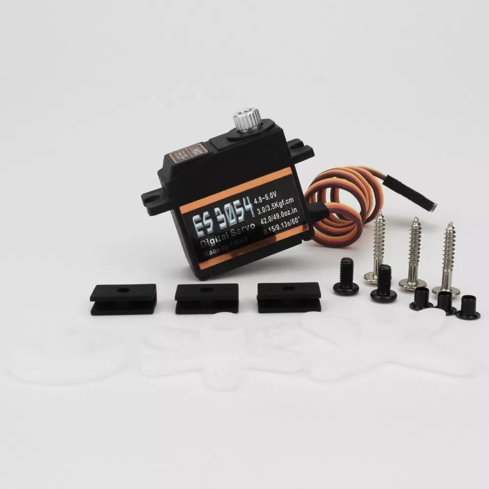 4PCS Emax ES3054 17g 3.5kg 0.13sec Metal Gear Digital Servo For RC Airplane (ES3154 Upgraded Version)