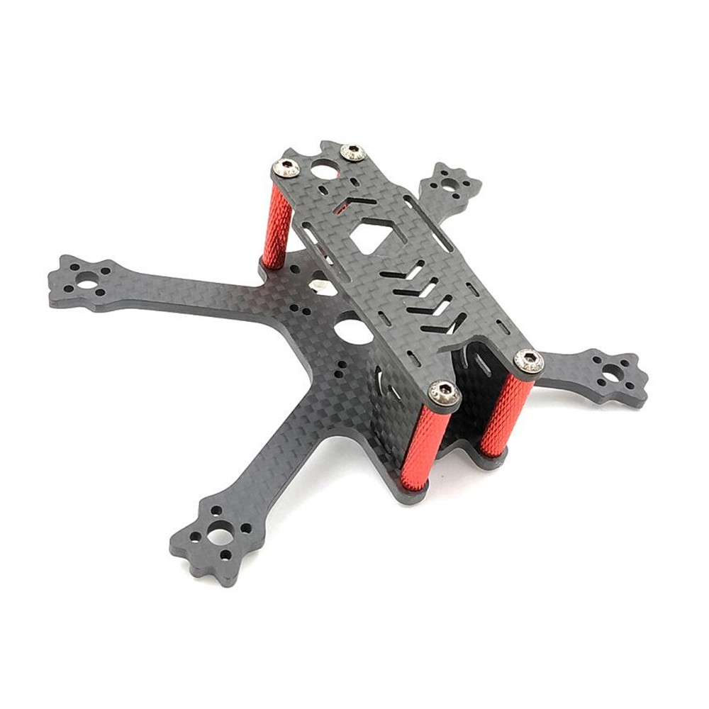 AlfaRC AHX115 115mm Wheelbase 3mm Arm 3K Carbon Fiber Frame Kit for RC Drone FPV Racing