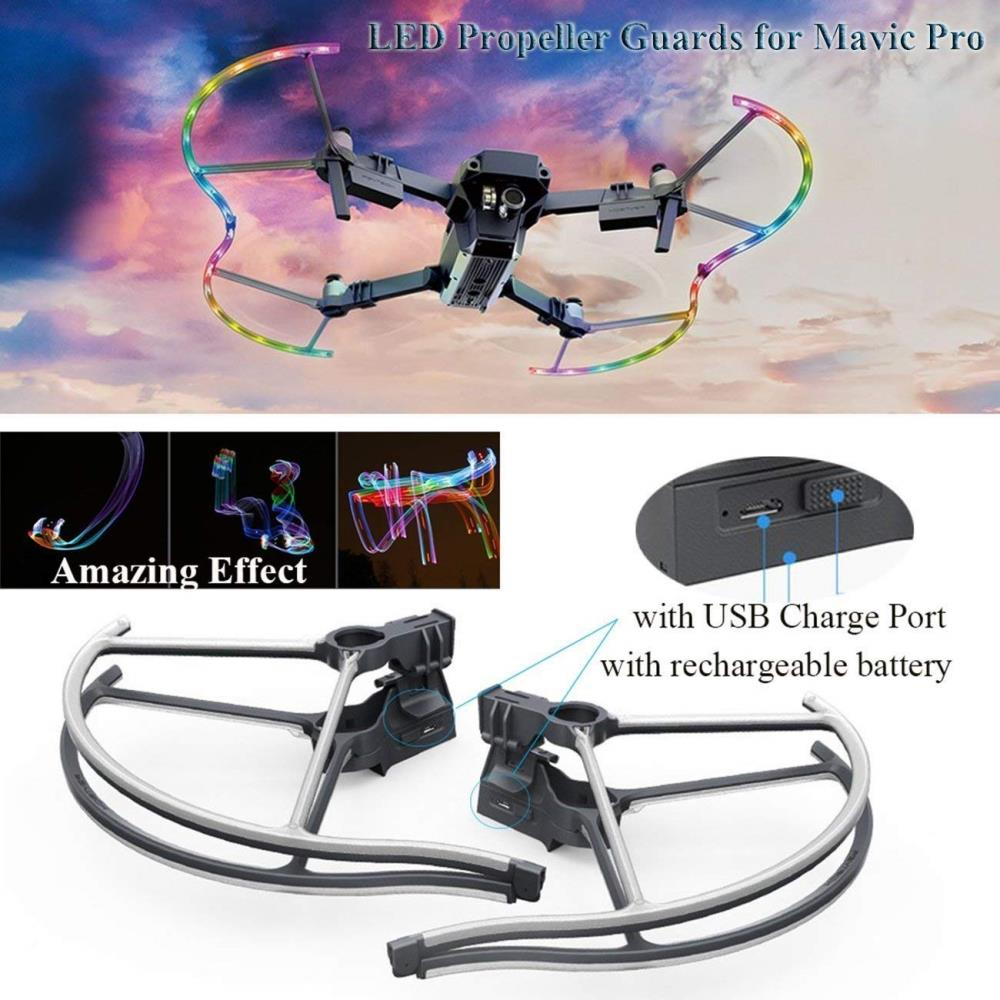 PGYTECH LED Protective Propeller Blades Guard For Mavic Pro Platinum Drone