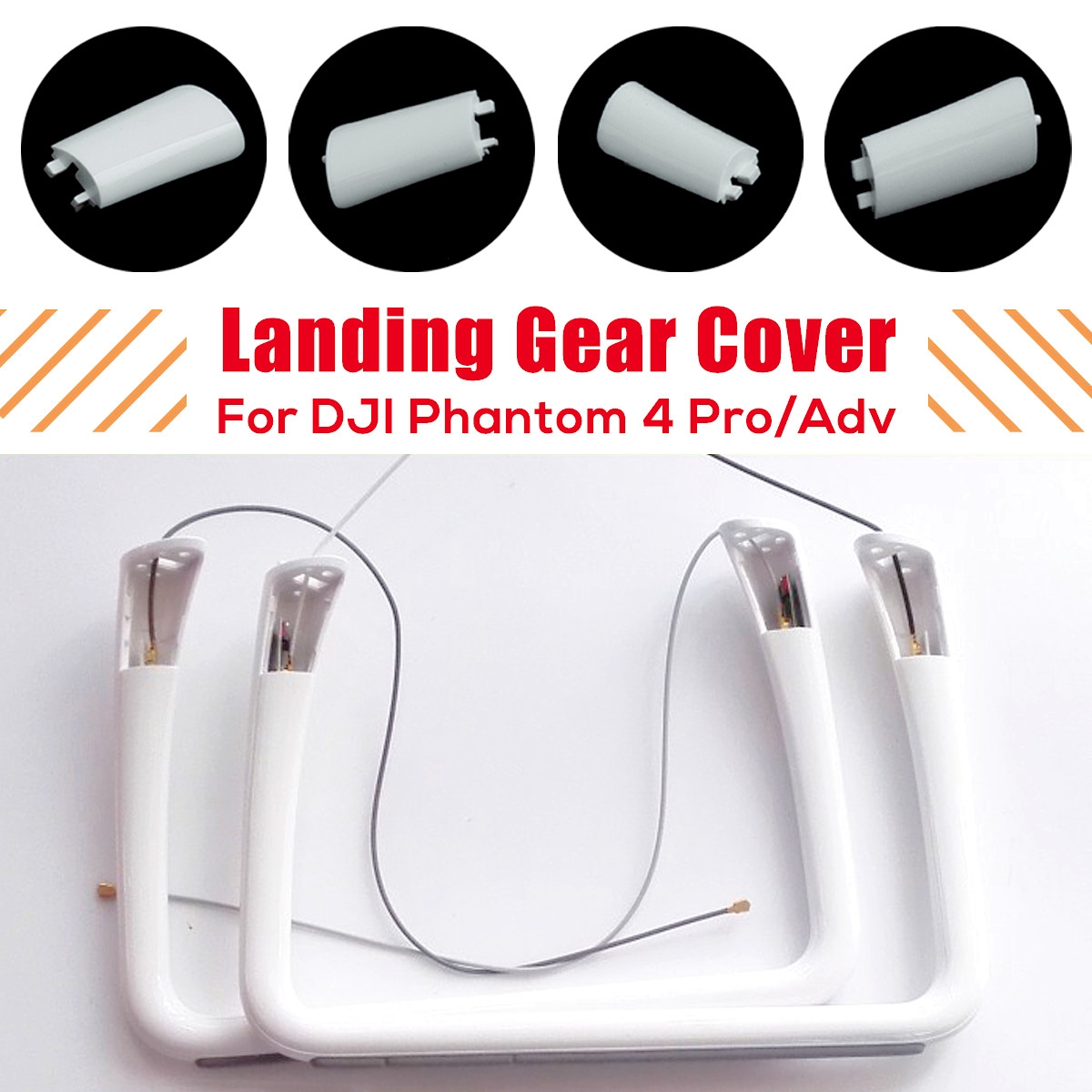 4Pcs Landing Gear Cover RC Quadcopter Parts For DJI Phantom 4 Pro/Adv Drone