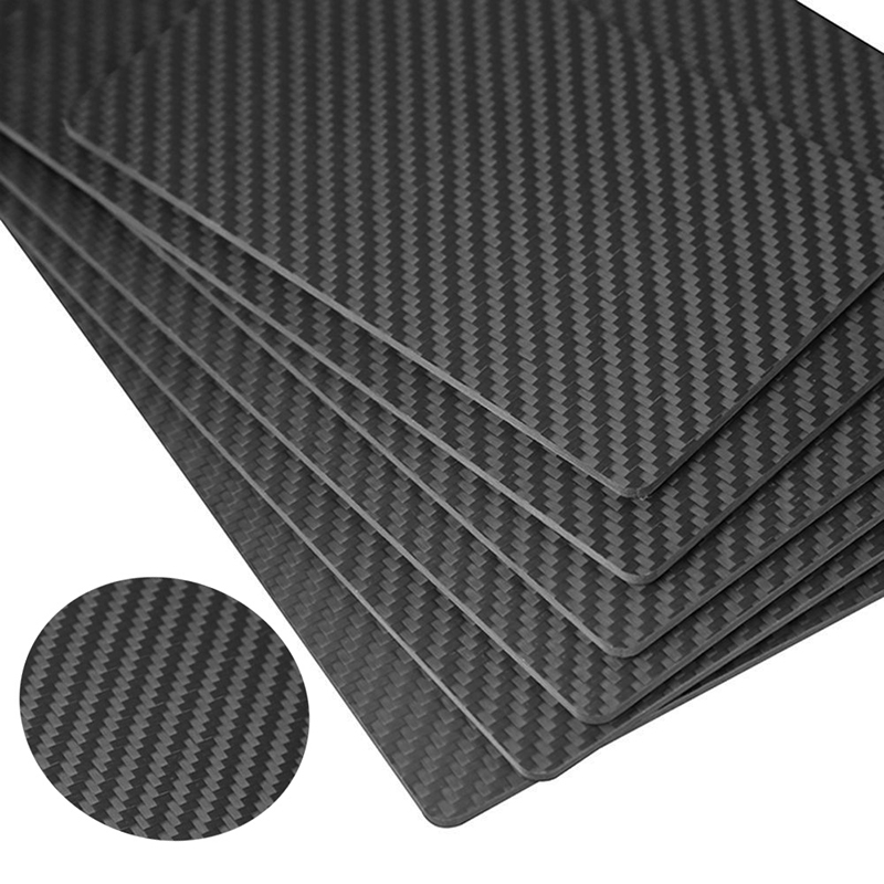 RJXHOBBY 3K 500x400x0.5/1mm Cross Grain Matte Surface Full Carbon Fiber Sheet