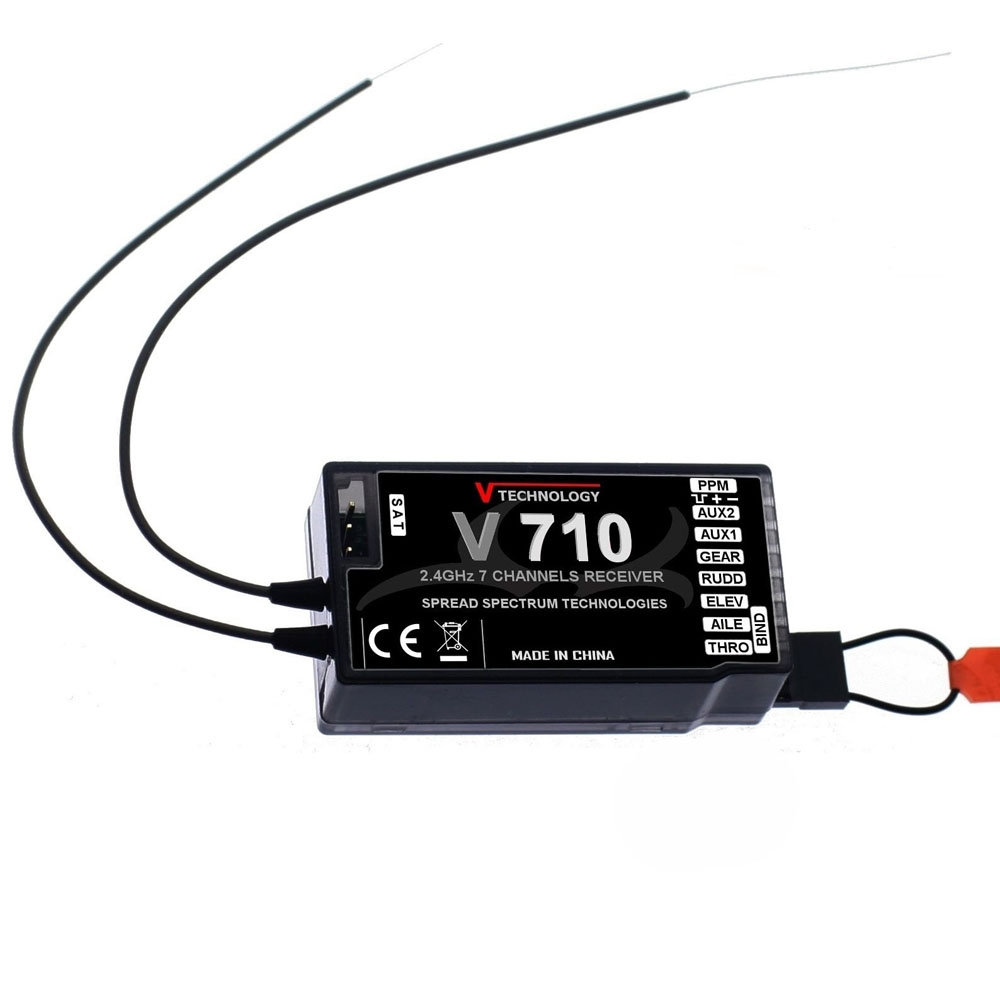 V710 2.4G 7CH Receiver for Spektrum Storm G152 DSMX DSM2 RC Drone FPV Racing Multi Rotor