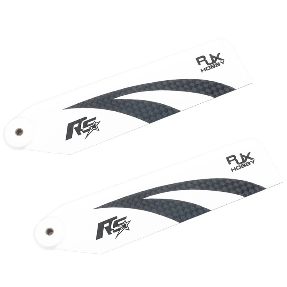 1 Pair RJX 110mm Carbon Fiber Tail Blade För 700 RC Helikopter