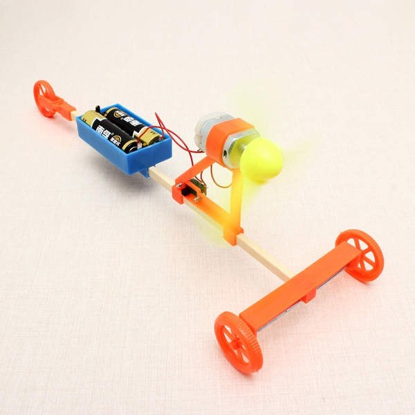 Wind Powered Car DIY Creative Small Toys Technoogy Production