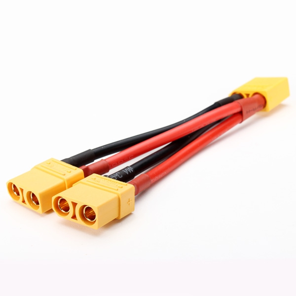 AMASS XT90 Plug 14AWG Male Female Parallel Connection Cable