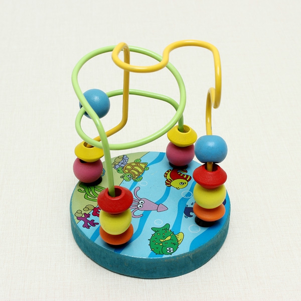 Mini Wire Maze Educational Wear Beads Mushrooms Nails Education Toys