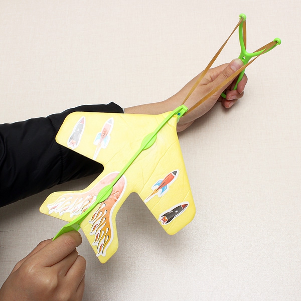 Magic LED Slingshot Plane Shinning Educational Toys