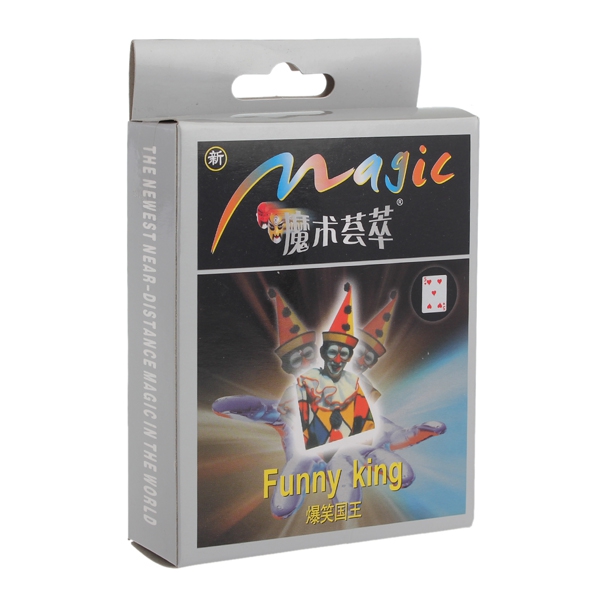 Magic Toy Tricks Kits Funny King Card 
