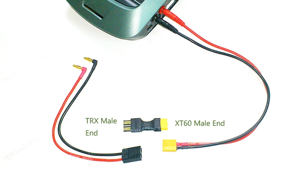 XT60 to TRX Connector Charger Lead Transfer Charger Adaptor