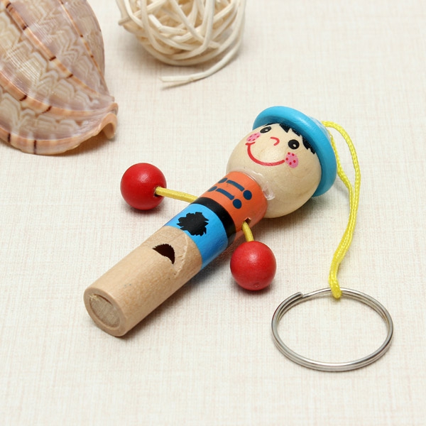 Wooden Mini Developmental Musical Whistle Kids Toy Educational Toy