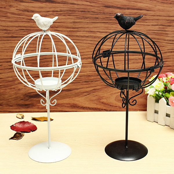 ZAKKA Lamp Wrought Iron Candlestick Furnishing Articles