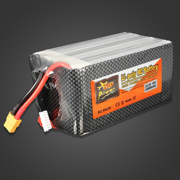 ZOP Power 22.2V 15000MAH 25C Lipo Battery XT60 Plug