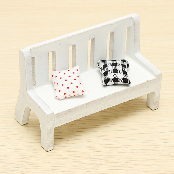 Zakka Mini Furniture Double Chair With Cushion