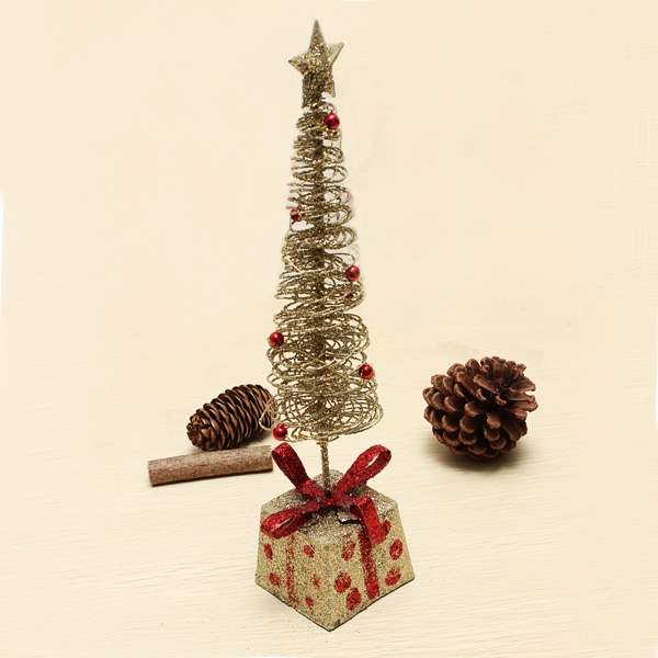 Wrought Iron Mini Christmas Tree Christmas Gift Desktop Decoration