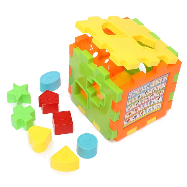 Colorful Intelligence Box Toys Educational Great Shape Sorting
