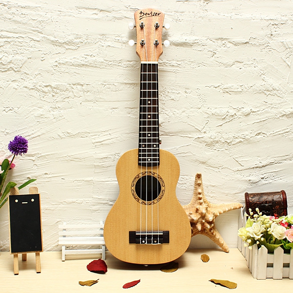 Deivser 21 Inch Ukulele Hawaiian Stringed Instrument Guitar UK21-50