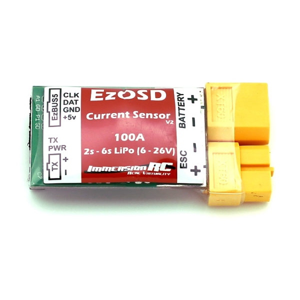 ImmersionRC EzOSD Replacement Current Sensor XT60 Deans T Plug