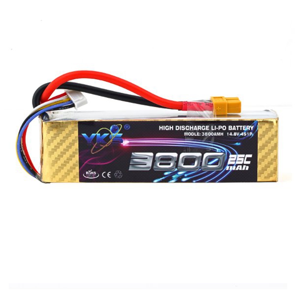 YKS BW214 14.8V 3800MAH 25C XT60 Plug Li-Po Battery For RC Model 