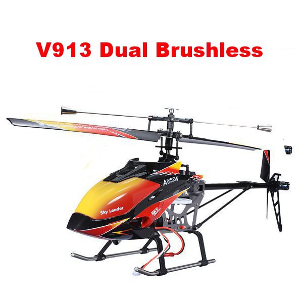 WLtoys V913 2.4G 4CH Dual Brushless RC Helicopter BNF