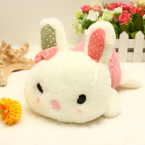 Cute Baby Rabbit Lies Prone Rabbit Doll Rabbit Plush Toy doll