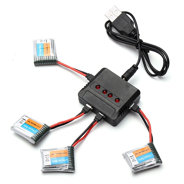 Hisky HCP80 HFP80 WLtoys V933 V955 180mAh Battery With Charger Set