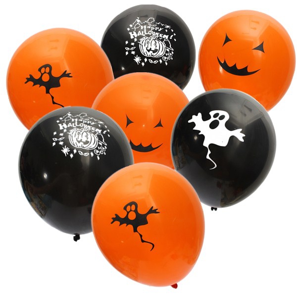 20Pcs Halloween Party Balloon Decoration Pumpkin Skull Balloon