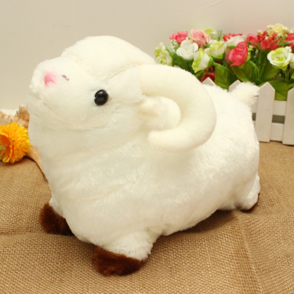 Cute White Little Sheep Plush Doll Kid Stuffed Toy Gift