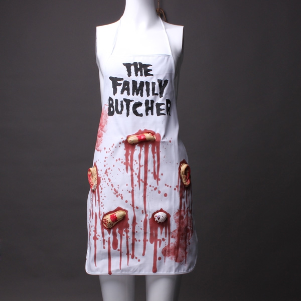 Bloody Lovely Apron The Family Butcher Halloween Prop