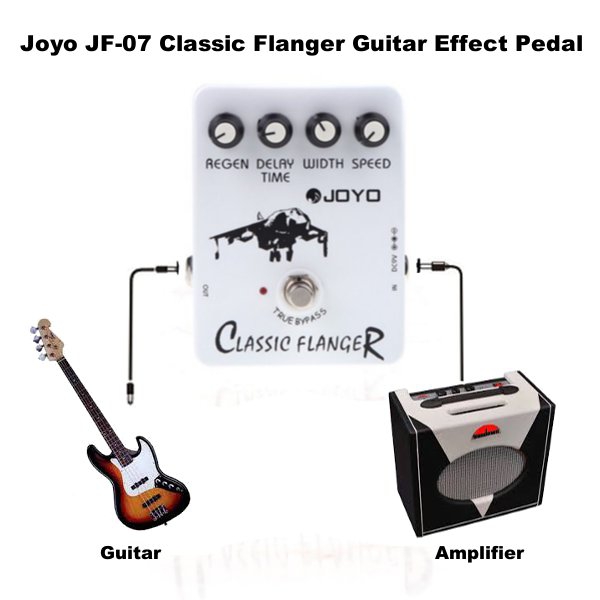 Joyo JF-07 Classic Flanger Guitar Effect Pedal with True Bypass Design