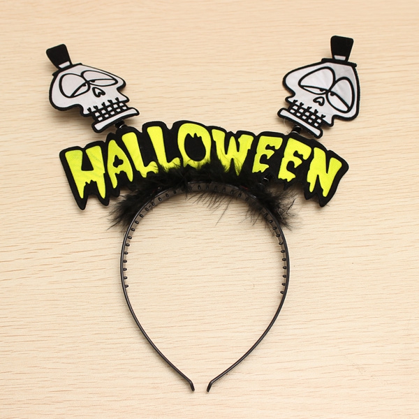 Skull Head Hoop Accessory Halloween Party