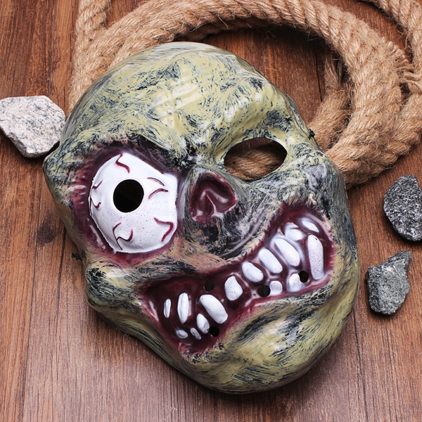 Halloween Monster Zombie Bulging Eye Mask Horror PVC Mask