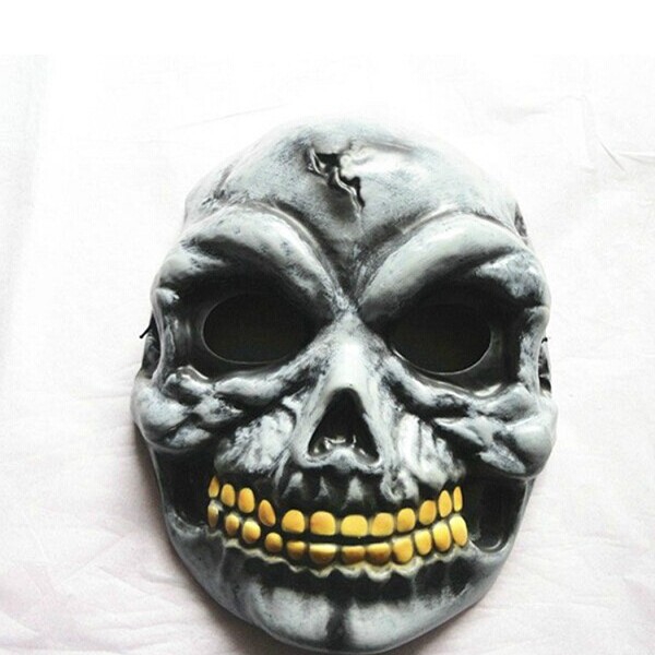 Ghost Head Mask With Tricky Eyes Halloween Props