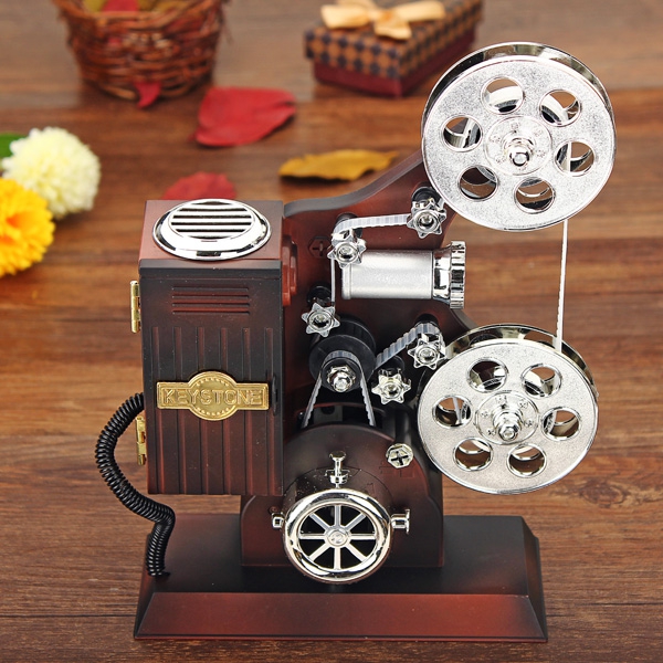 Retro Fashion Broadcast Machine Eight Piano Music Box 