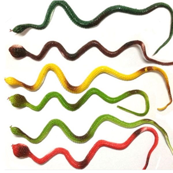 Soft Rubber Lifelike Snake Toys Halloween Prop Joke Toys